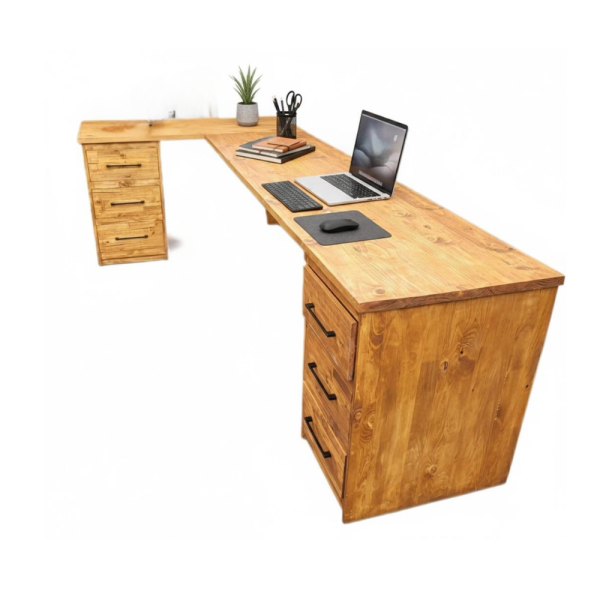 Timber tone L-Shape Desk