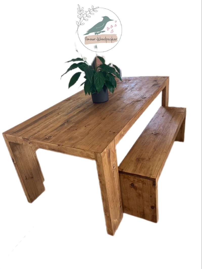 Lulu 6 Seater Table & 2 Benches