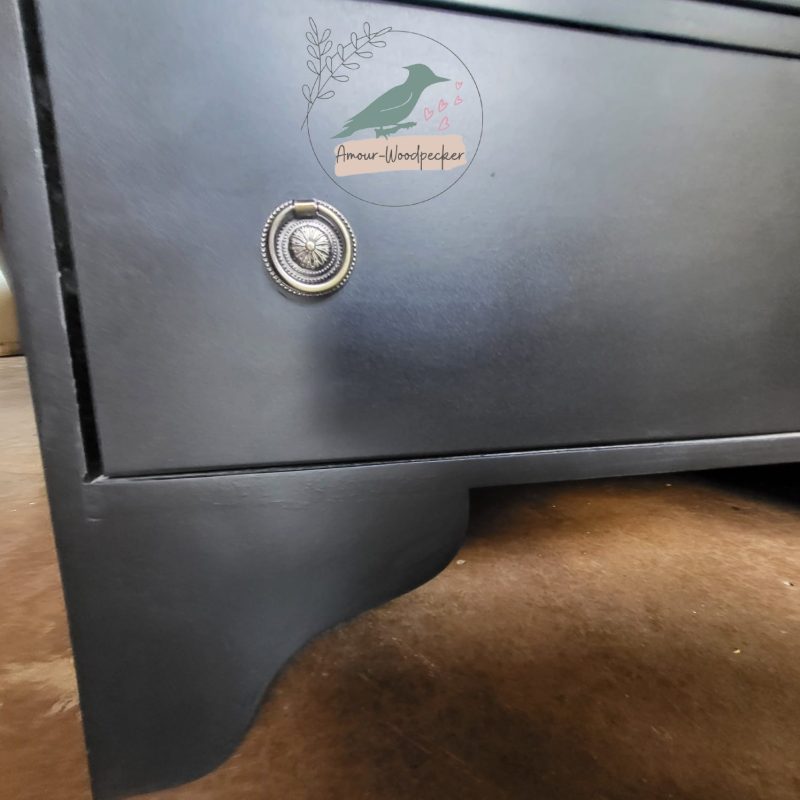 Classic Black Chest of Drawers - Image 3