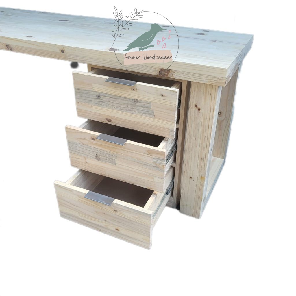 2M x 2M x L-Shape Double Volume desk - Image 3