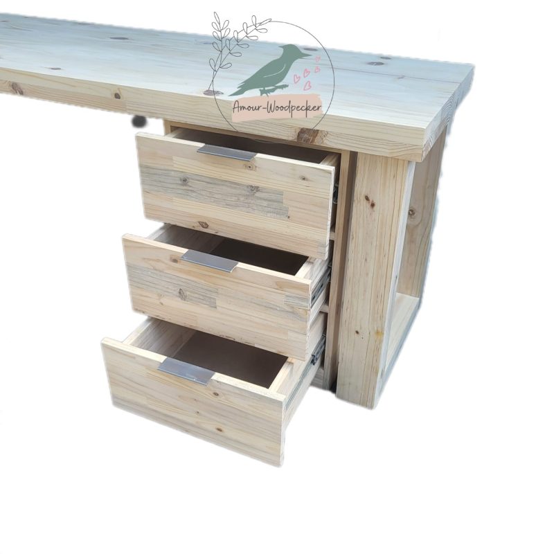 2M x 2M x L-Shape Double Volume desk - Image 3