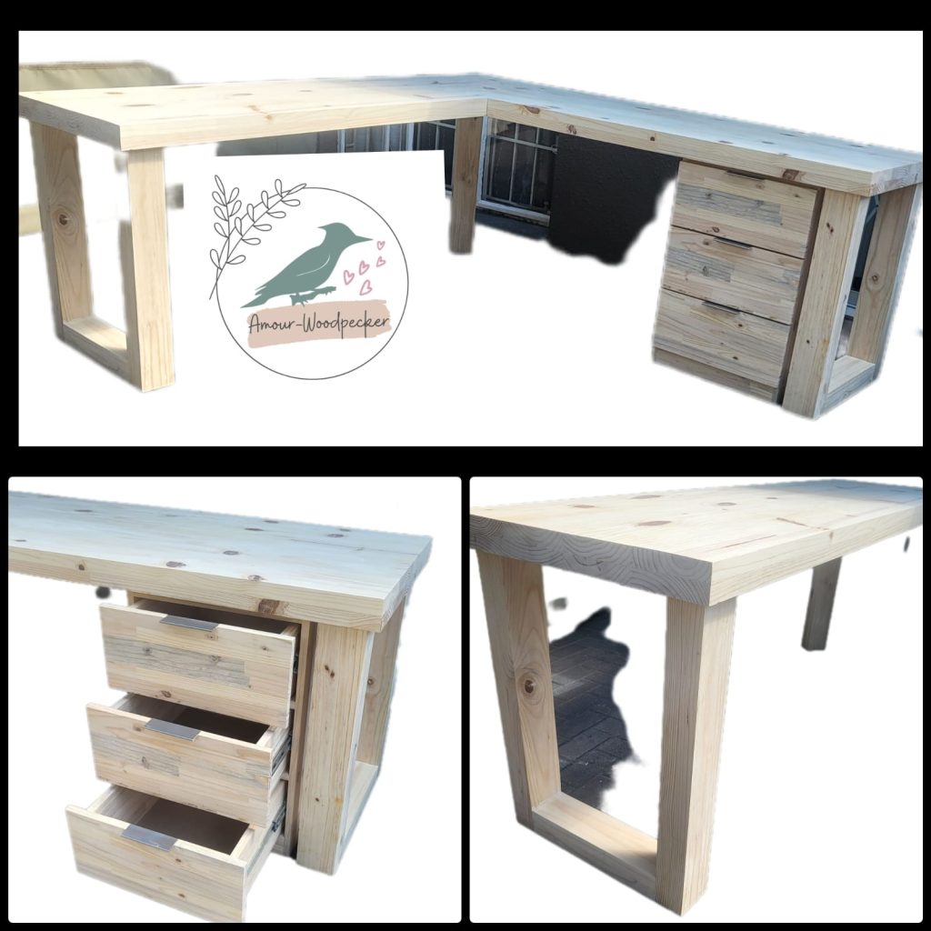 2M x 2M x L-Shape Double Volume desk