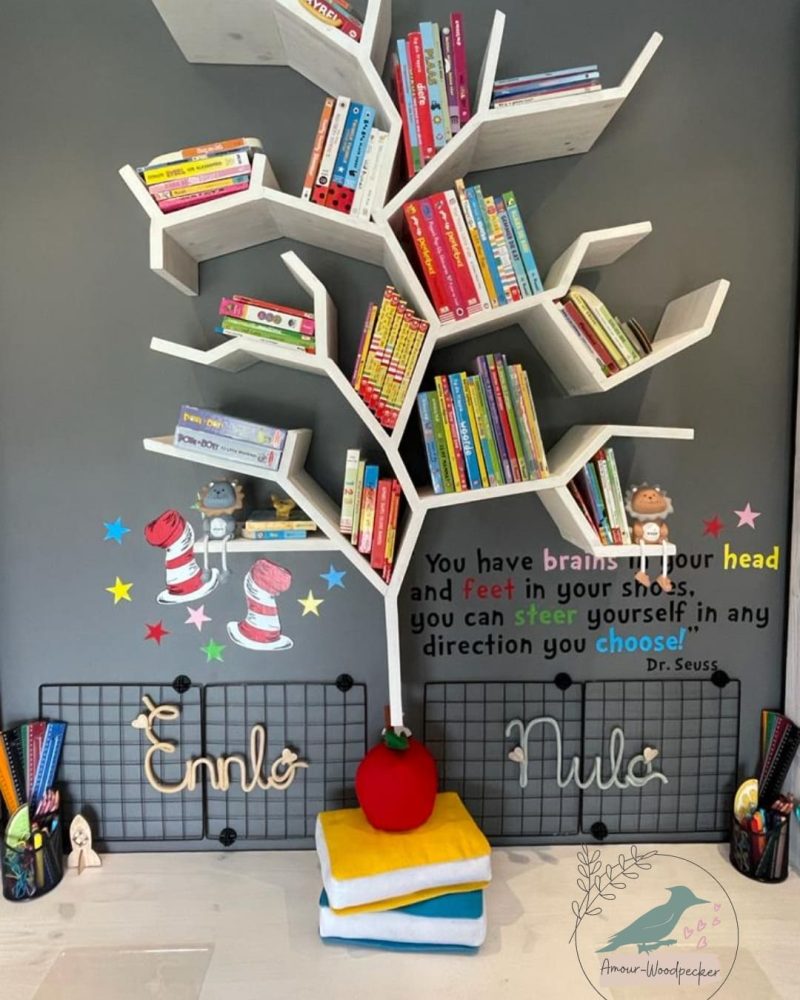 Skinny Tree Bookshelf
