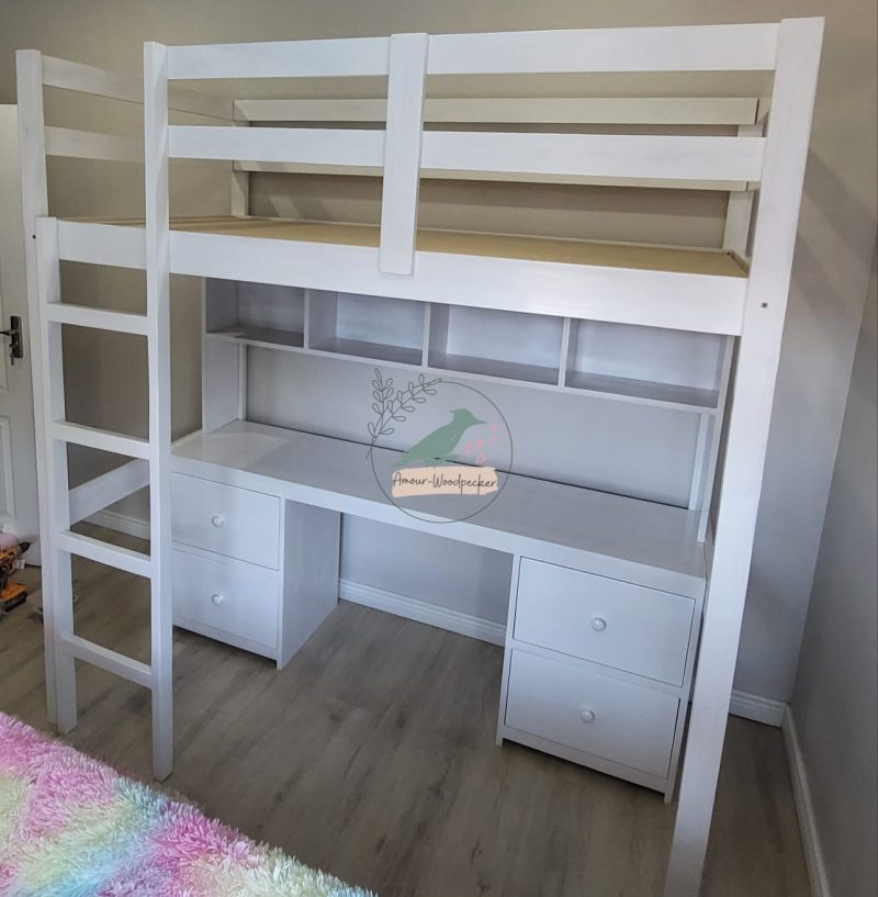 Loft bed & Desk - Image 2