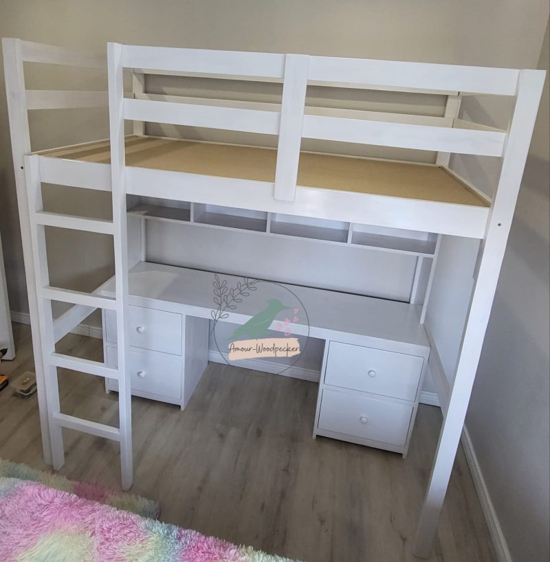 Loft bed & Desk