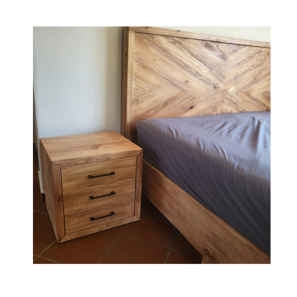 King size Chevron bed - Image 6