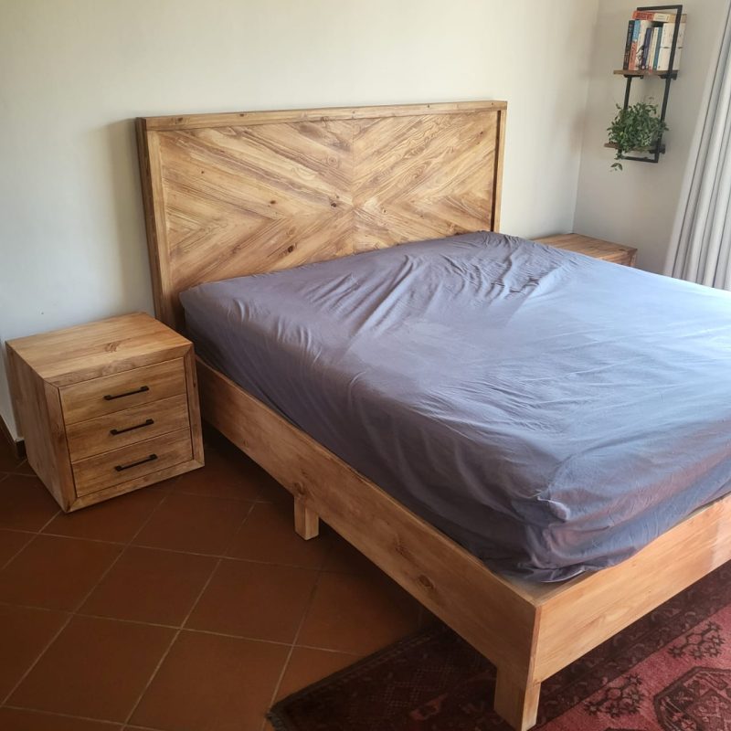 King size Chevron bed - Image 2