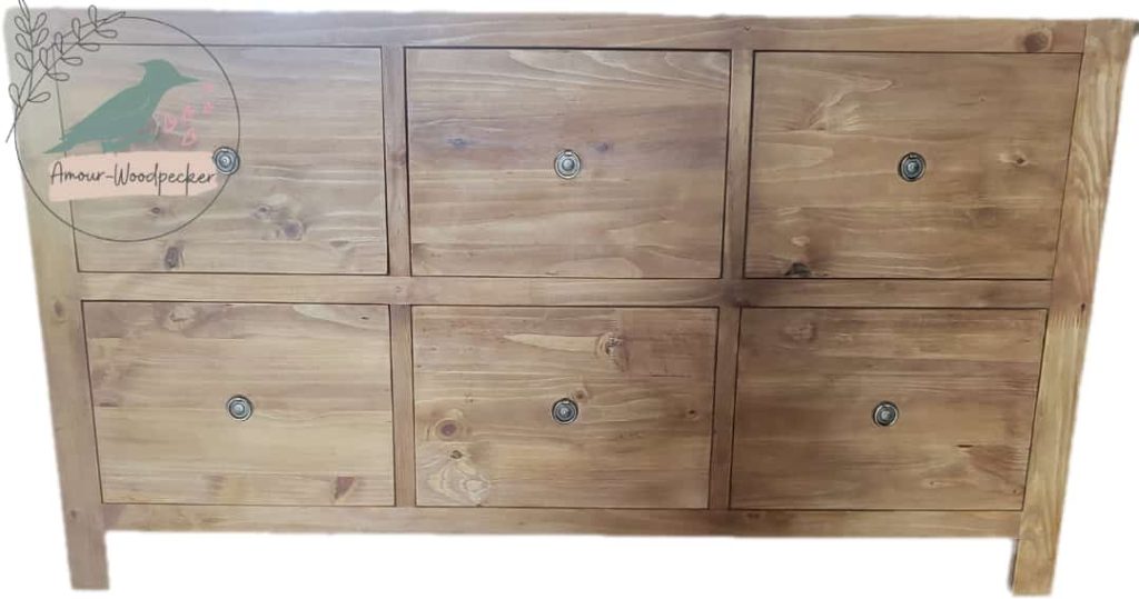 Anlie 6 drawer unit