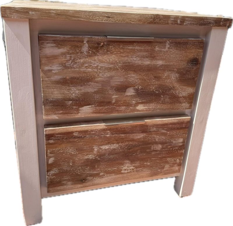 Toucans pine and acacia side tables - Image 2