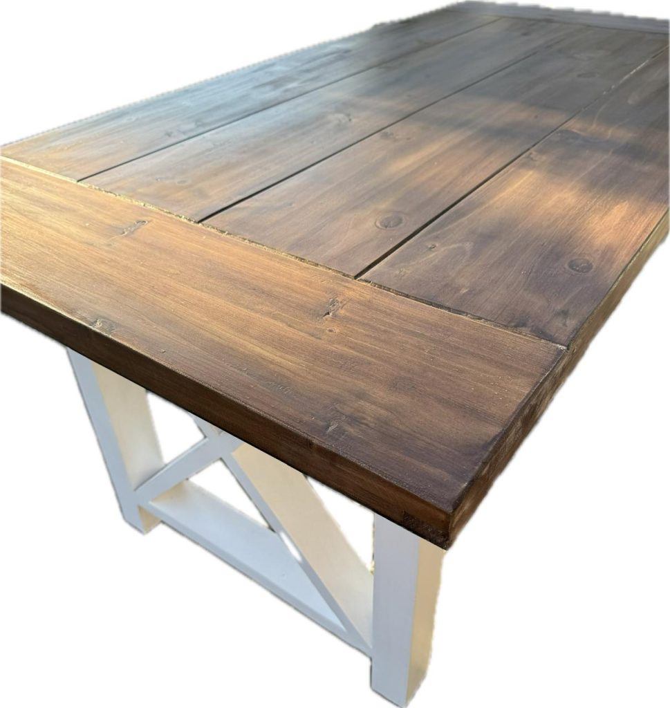 Linell Farmstyle dining table with Chairs - Image 5