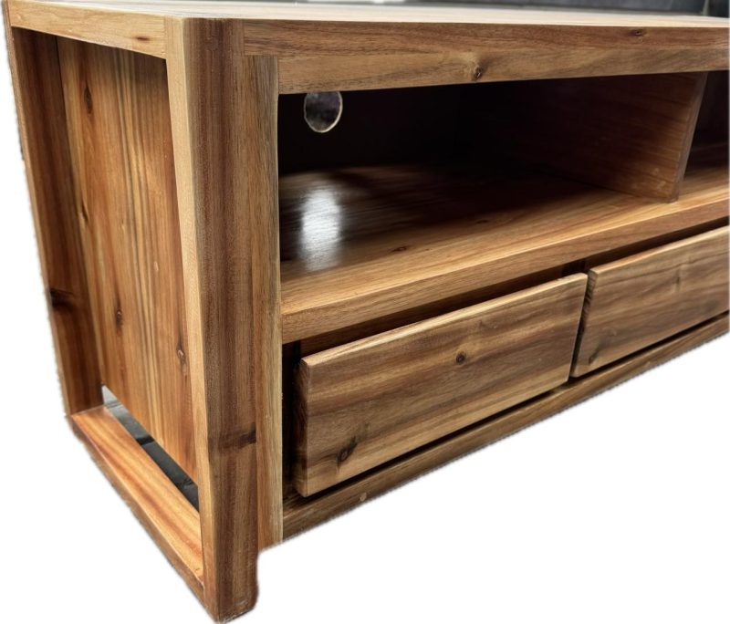 Kate Acacia Wood Plasma Unit - Image 3