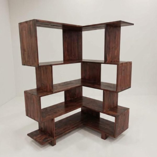 Alicia Abstract Corner Shelf